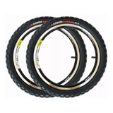 Par Pneus Bike Infantil Cinborg Aro 16 X 1.75 Cross Cor Preto