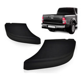 Par Ponteira Polaina Parachoque Traseiro Hilux Pick-up 05 06