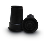 Par Ponteiras De Borracha Para Muletas E Andadores 3/4 Ax 