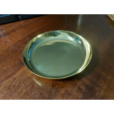 Par Pratos Latão Balança Antiga 14,2cm Novo