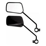 Par Retrovisor Bike Espelho Bicicleta Guidão Mtb Speed X-pró Cor Preto