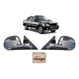 Par Retrovisor Fixo Manual S10 Blazer 1995 96 97 Até 2011 