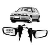 Par Retrovisor Gol Parati G3 G4 99/14 4 Portas Com Controle