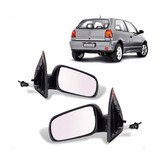 Par Retrovisor Gol Parati G3 G4 99/14 Com Controle 2 Portas