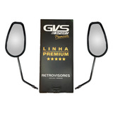 Par Retrovisor Mirage 250 Cromado Espelho Convexo Honda