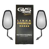 Par Retrovisor Mirage 250 Haste Curta Cromado Convexa Honda