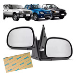 Par Retrovisor S10 Blazer Ano 1995 A 2010 2011 Manual Fixo