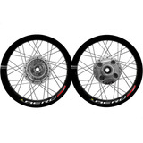 Par Roda Alumínio Aro Aero Monaco Titan 95/99 Disco Raio 4mm