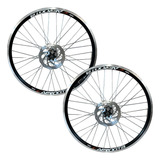 Par Roda Aro 26x1.1/2x2 Bike P/ Barra Forte Barra Circular