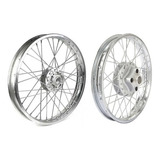 Par Roda Aro Raio 4mm Honda Ml 125 Cg 83 Á 99 Freio Á Disco