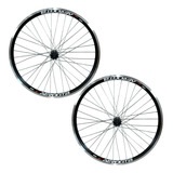Par Roda Bicicleta Aro 26x1.1/2.2 Aero Alumínio P/ V-brake