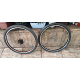 Par Rodas Two Hard Aro 26x1/2 C Pneus Cubos De Ferro