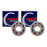 Par Rolamento Virabrequim Nachi Cg160 Bros Titan Fan Start 
