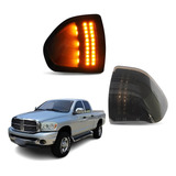 Par Seta Led Para Retrovisor Reboque Ram 2500 1500 Fumê