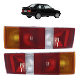 Par Sinaleira Traseira Escort 1987 A 1992 Bicolor Ré Fumê