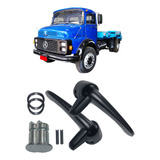 Par Trinco Quebra Vento Preto Caminhão Mb 1113