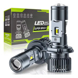 Par Ultra Led Lampada Mini Projetor H4 Canhão 200w 30000lm