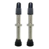 Par Valvula Para Tubeless 36mm Metal Bicicleta Mtb Conversão
