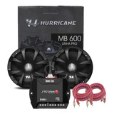 Par Woofer 6 Pol 500w Rms + Amplificador Stetsom 400x4 Iron 