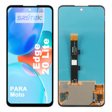 Para Moto Edge 20 Lite Xt2139 Tela Frontal Lcd Display