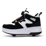 Para Para 1 Sapatos Infantis Legais De Patinação Com Duas