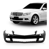 Parachoque Dianteiro Mercedes Classe C 2008 2009 Furo Milha