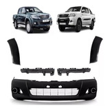 Parachoque Hilux 2012/2015 Com Moldura+guia+grade Parachoque
