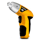 Parafusadeira Elétrica Titanium Speed Pró Bivolt Com 11 Bits Cor Amarelo