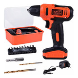 Parafusadeira Furadeira Black Decker 12v Ld12sp 13 Itens
