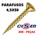 Parafuso Ciser 4,5x50 45x50 Philips Chipboard 300u Madeira