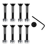 Parafuso De Base Skate Allen 25mm- Porca 10mm Com Chave 