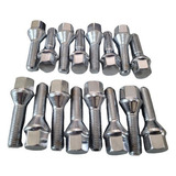 Parafuso Multi Conico Longo Vw 16pcs Cromado Roda Esportiva