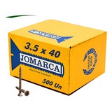 Parafuso Philips Chipboard Cabeça Chata 3,5 X 40mm 500 Pçs