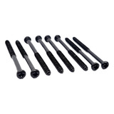 Parafusos Preto Captador Jazz Bass P90 Precision 8 Unidades 