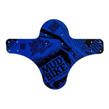 Paralama Dianteiro Mud Bike Freeride Downhill Mtb Cor Azul
