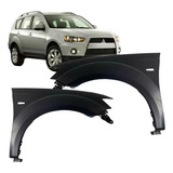 Paralama Outlander 2010 2011 2012 2013 Com Furo Pisca