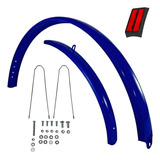 Paralama Para Bike Aro 26 Monark Caloi Completo Preto Brilho