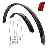 Paralama Para Bike Aro 26 Monark Caloi Completo Preto