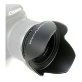 Parasol De Rosca Estilo Tulipa 52mm Para Lentes Dslr