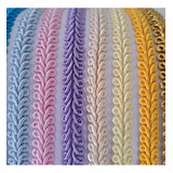 Passamanaria 7095 9 Mm 10 Metros Artesanato Várias Cores Cor Azul-celeste