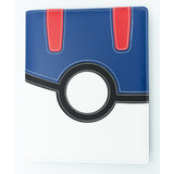 Pasta Álbum Fichário Elástico 360 Bolsos Pokémon Great Ball