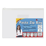 Pasta Zip Bag Ofício A4 Malote 36x26cm 5 Unidades Chies
