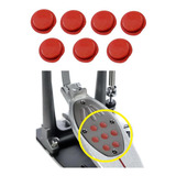 Pastilha De Borracha Para Pedal Pearl Red Eliminator E Demo
