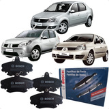 Pastilhas Freio Dianteiro Renault Clio Logan Sandero Bosch