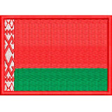 Patch Bordado Belarus Bielo Rússia 5x7 Cm Cód.bdp176