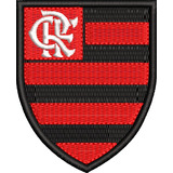 Patch Bordado Brasão Time Flamengo Futebol Clube Brasil