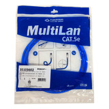Patch Cord 1,5 Metros Cat5 Multilan Azul 35103602 - Furukawa