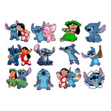 Patch Estampado, Adesivo Termocolante Lilo & Stitch.