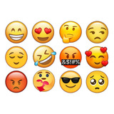 Patch Estampado De Emojis, Adesivos De Rostinhos, Emotes 