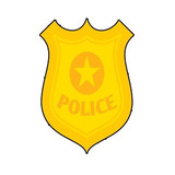 Patch Estampado Distintivos Policiais Termocolante, Adesivo